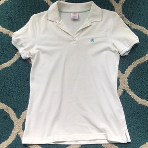 White, Brooks Brothers polo